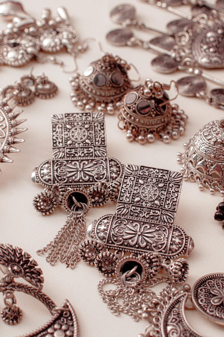 Close-up of Antique Jewelries 