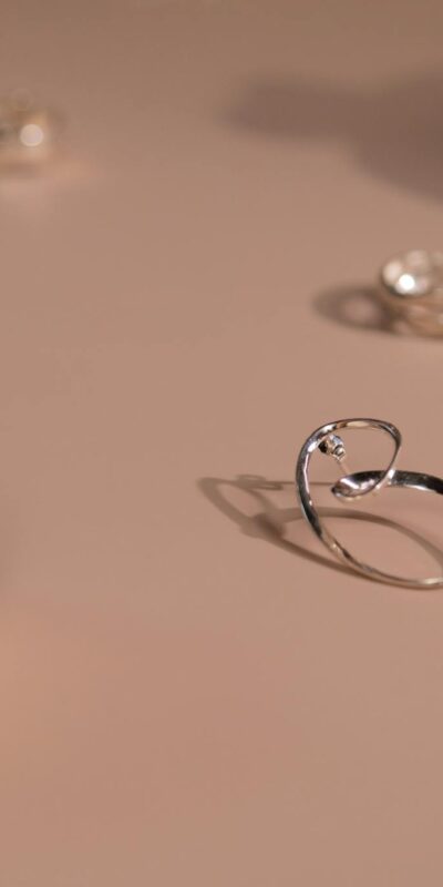 Photo of a Silver Earring